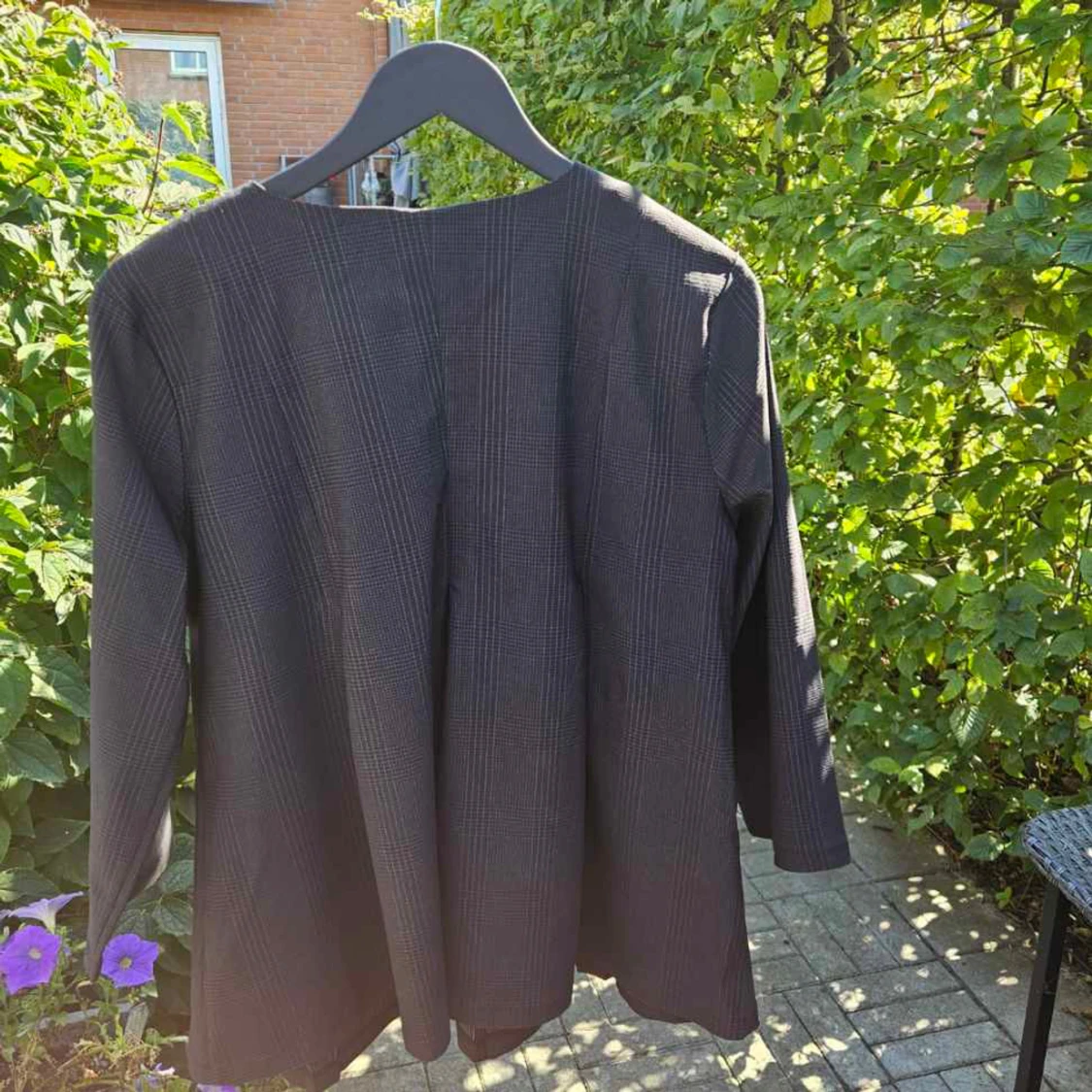 Rutig svart blus från Rabalder - 1