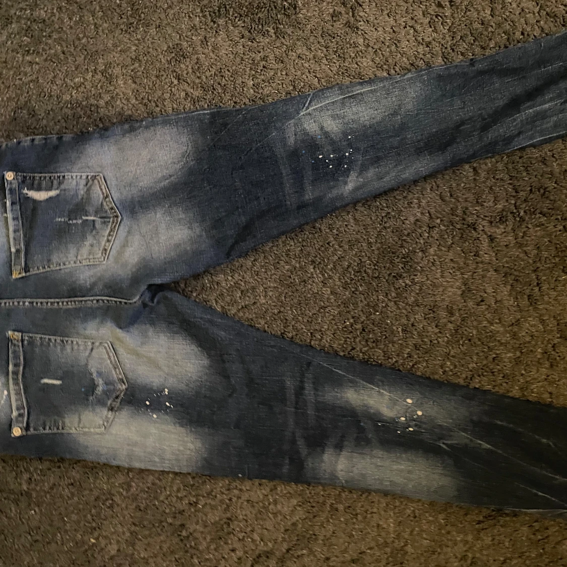 Dsquared2 skinny jeans med färgstänk - 3