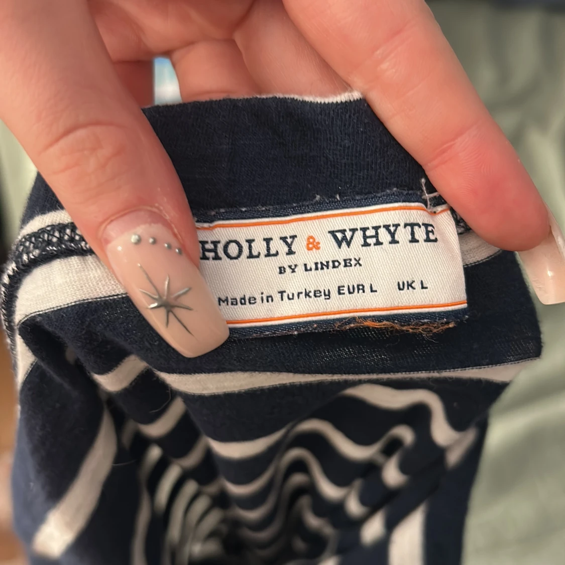 Randig långkjol från Lindex - 4