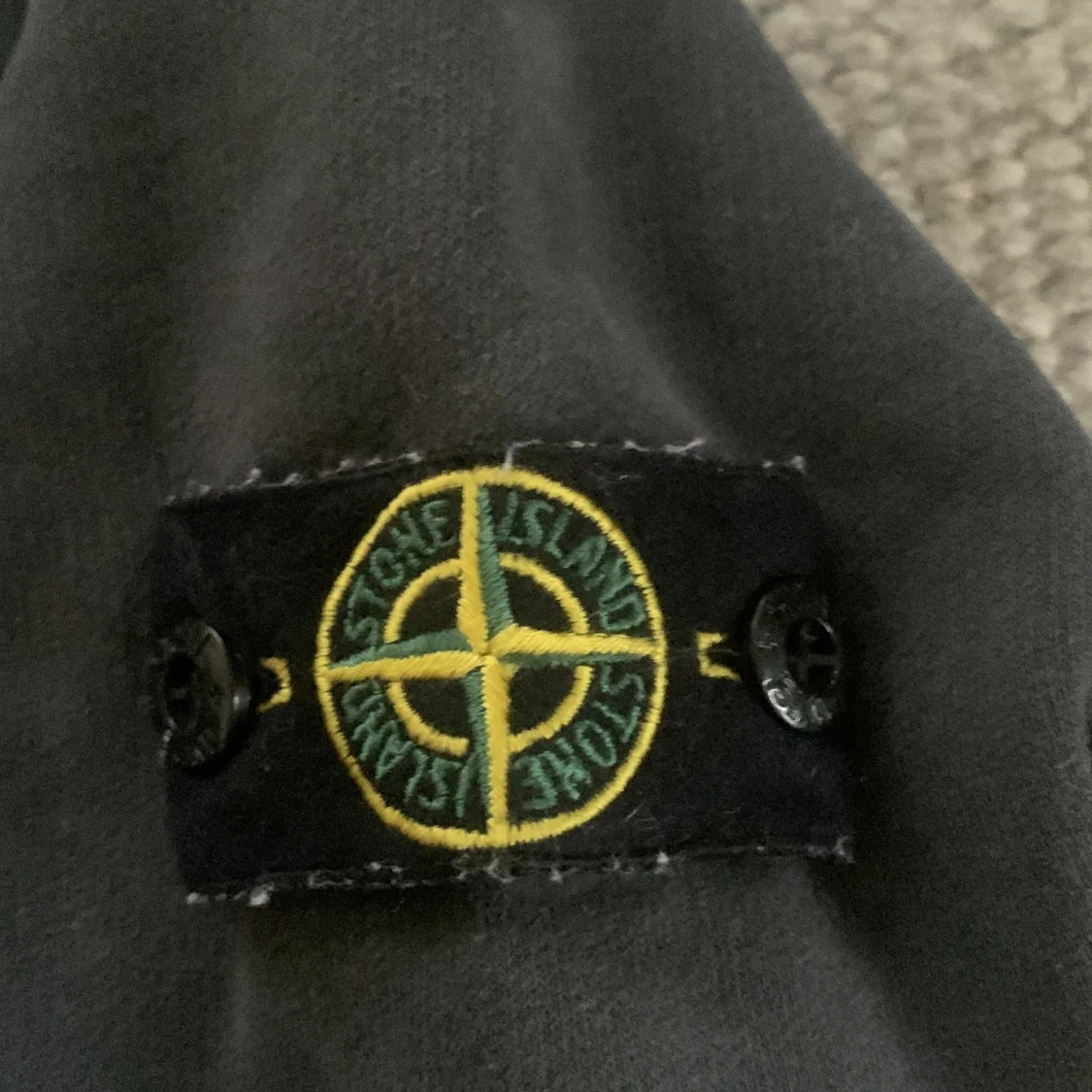 Svart hoodie från Stone Island Junior 170 - 3