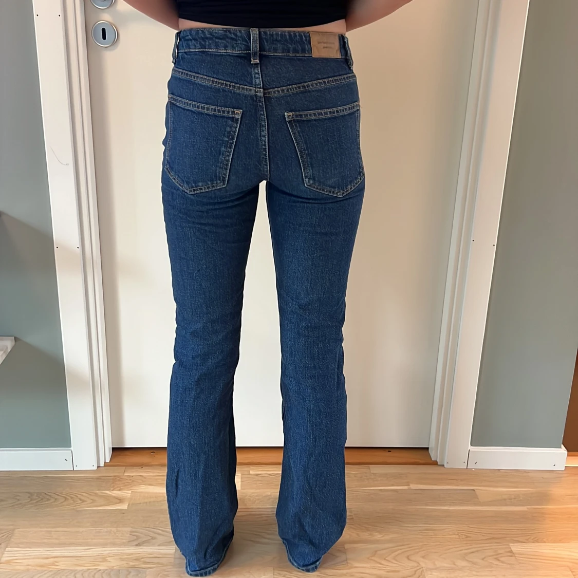 Gina trickot blå bootcut jeans - 1