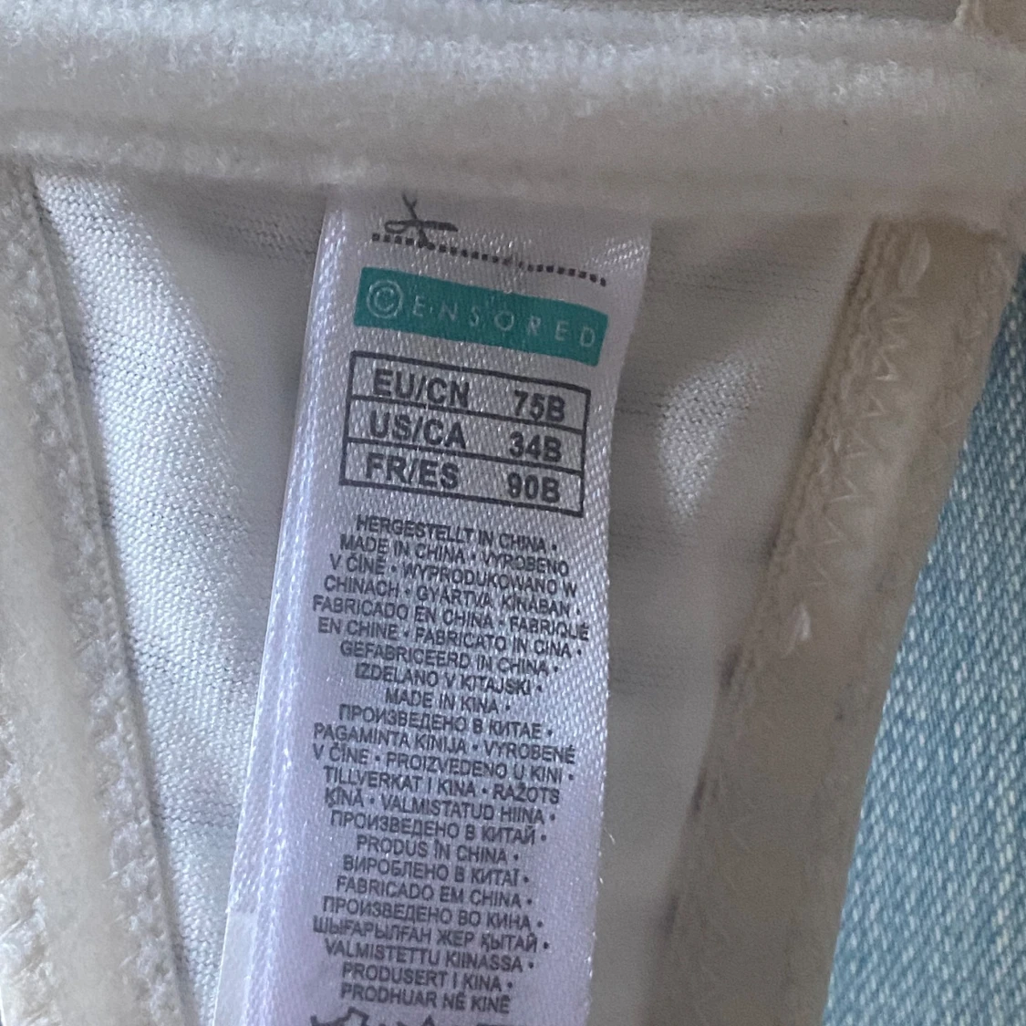 Randig bikiniöverdel från Censored - 3