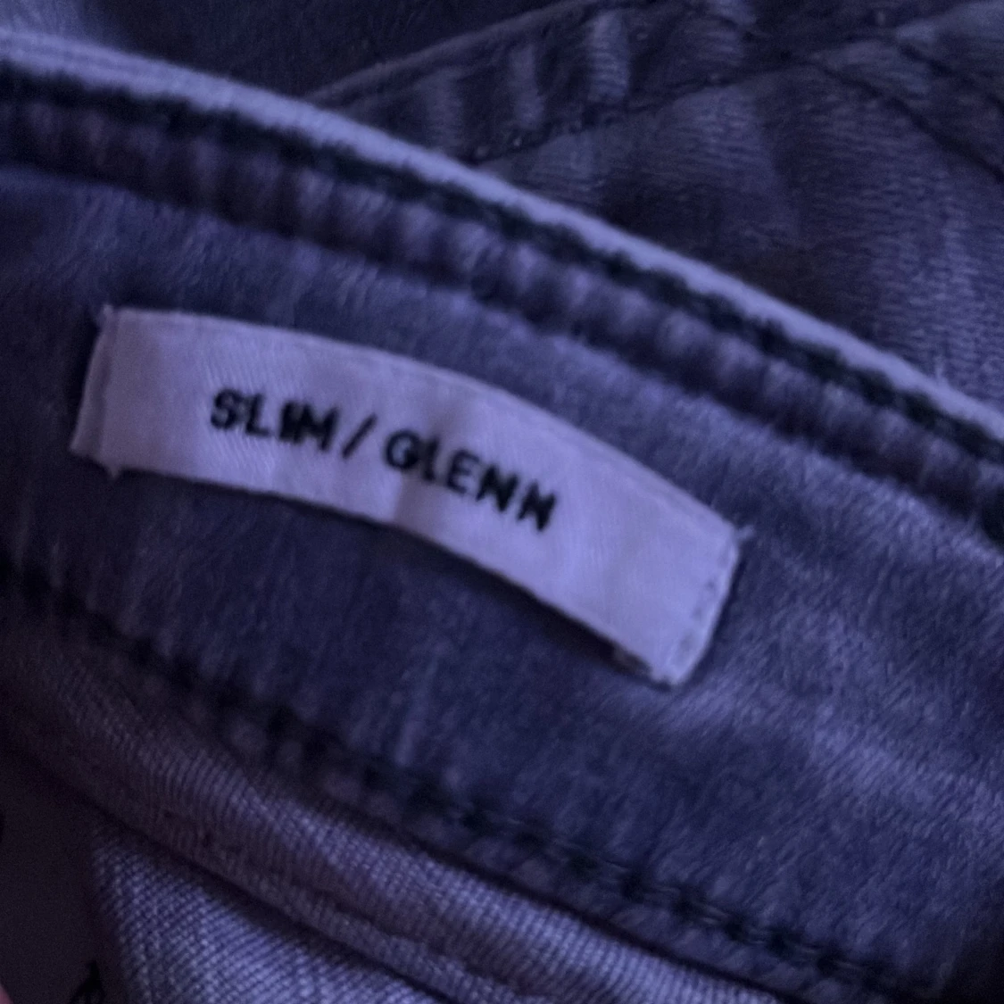 Slim Glenn ljusgrå jeans 30/34 - 2