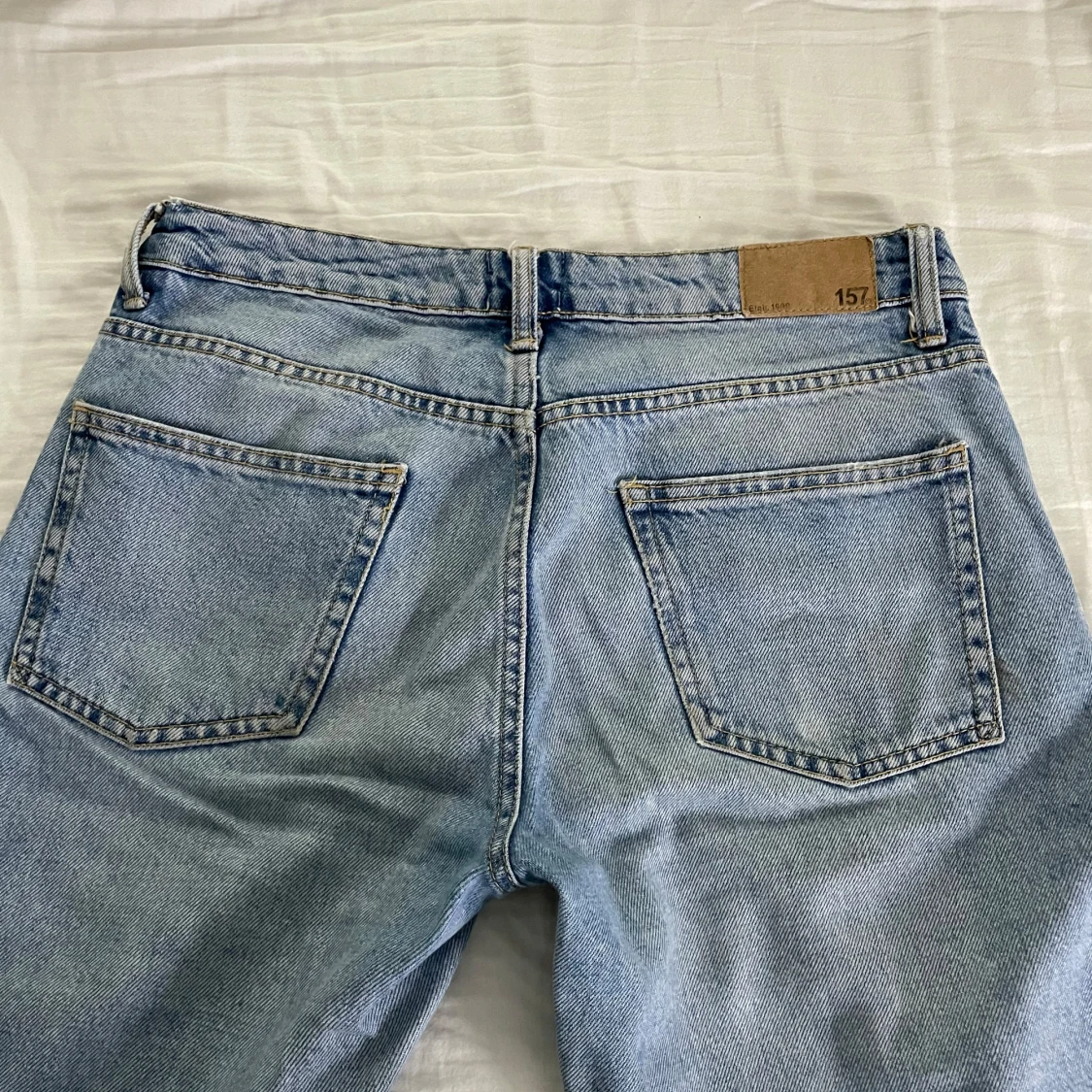 Ljusblå jeans från 157, storlek S - 2