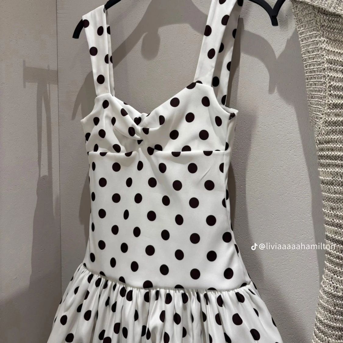 Polka dot klänning Zara