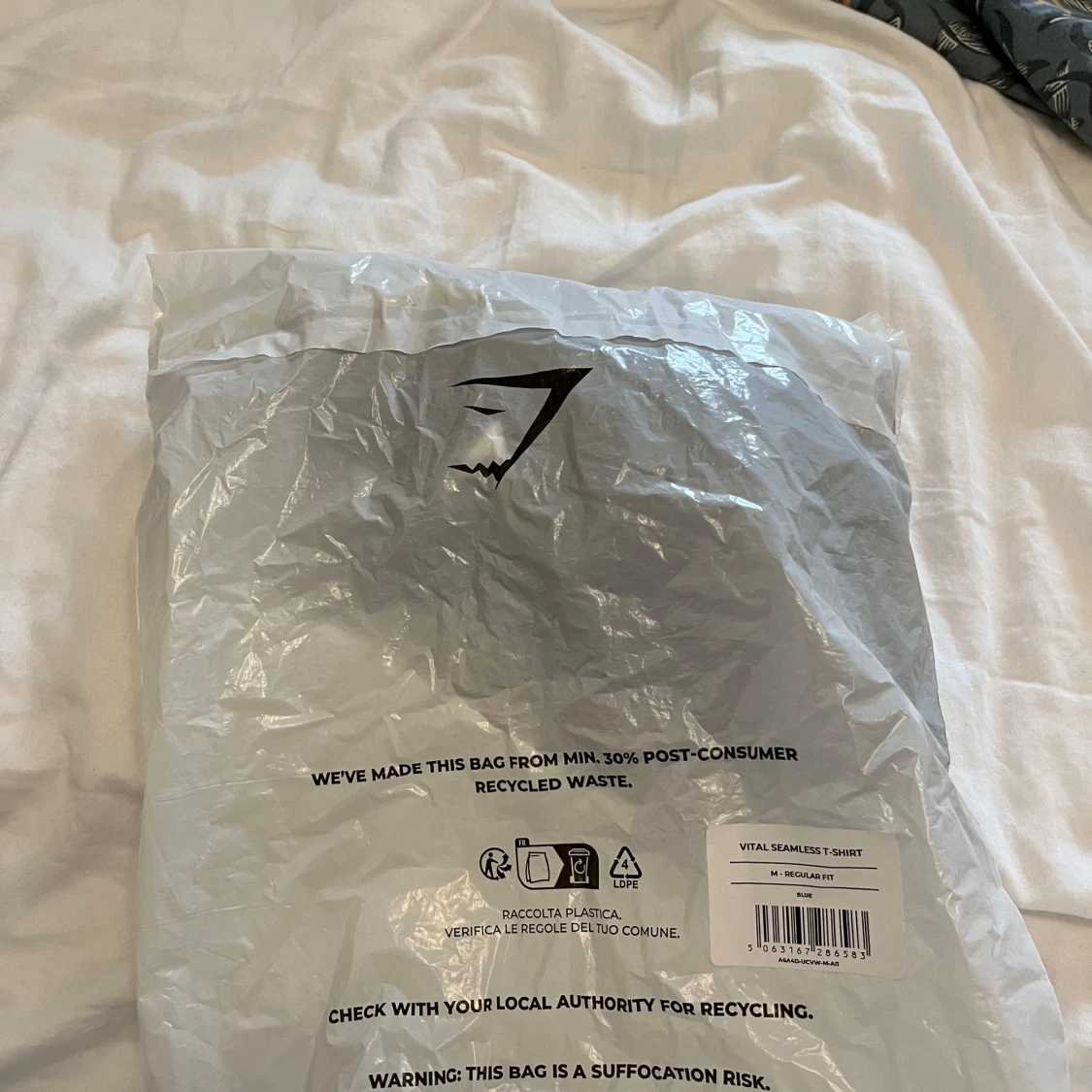 Svart Gymshark t-shirt seamless M - 2