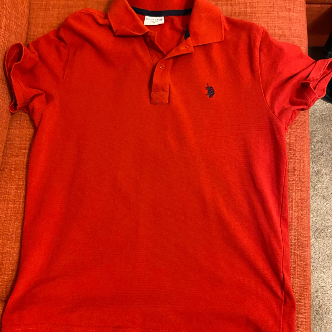 Röd pikétröja från Ralph Lauren