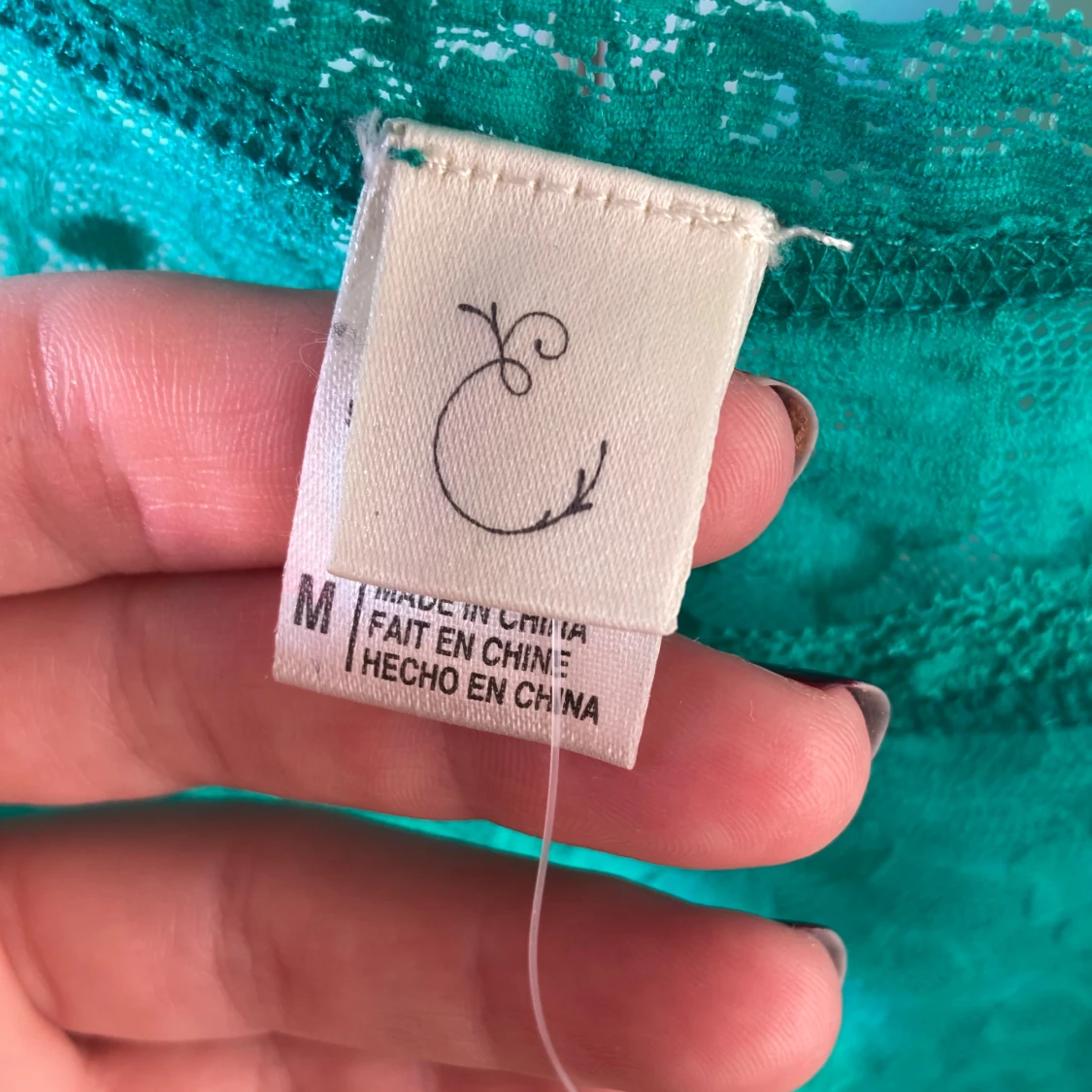 Grön spetslinne från Anthropologie - 4