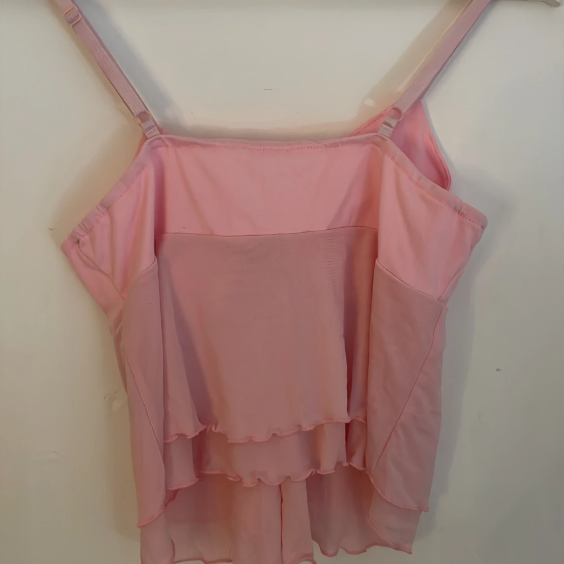 Rosa linnetopp med rosett från Romwe - 1