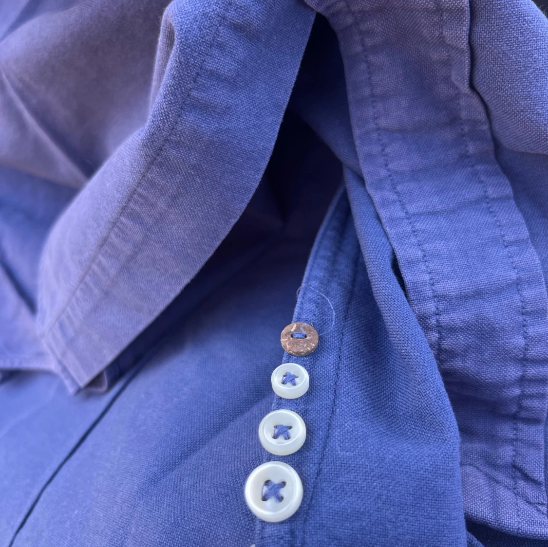 Blå skjorta från Polo Ralph Lauren M - 4