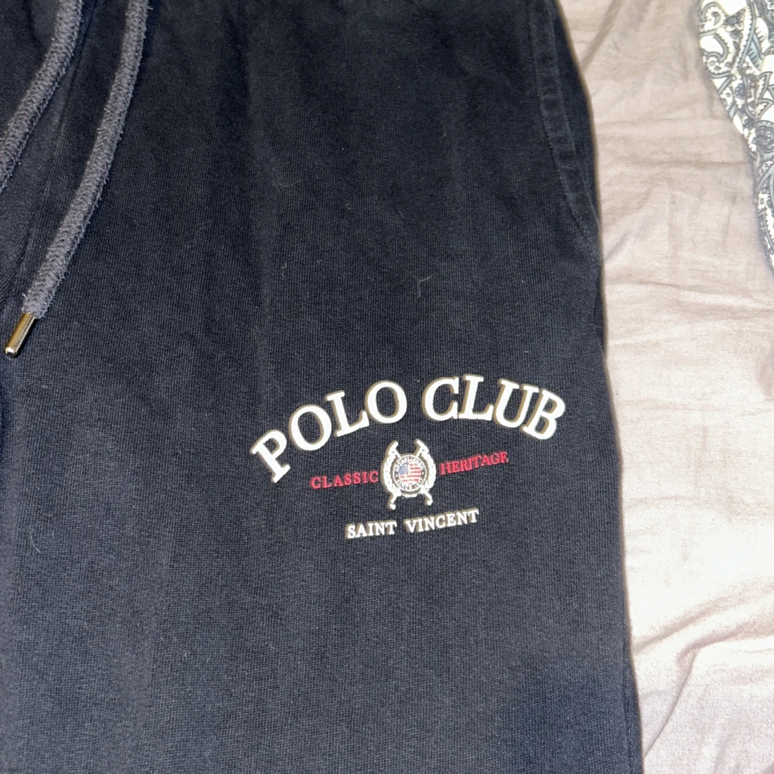 Svarta mjukisbyxor Polo Club M - 4