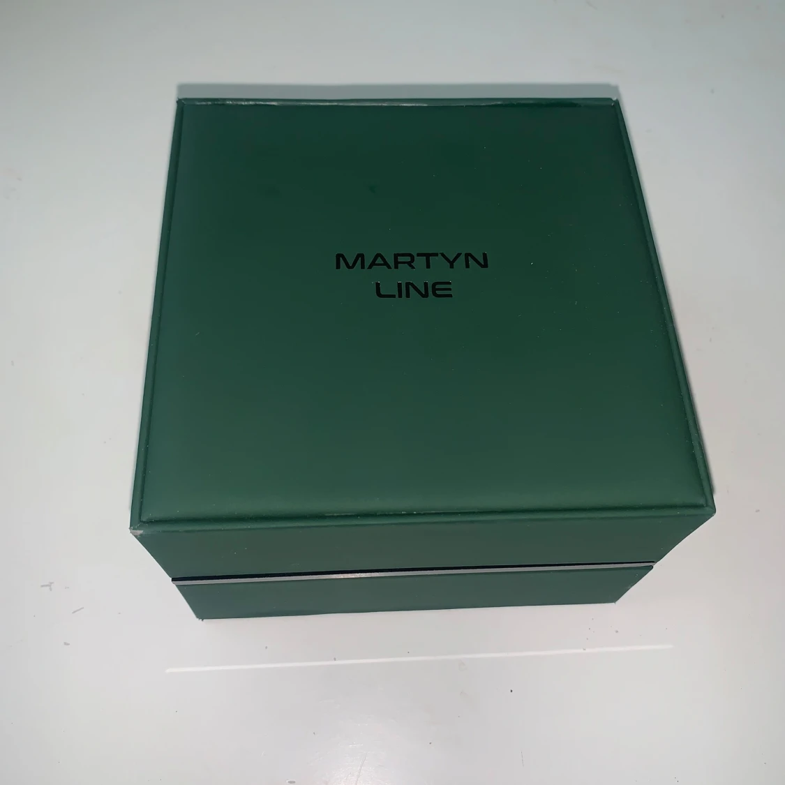 Martyn Line blå klocka med silverdetaljer - 3