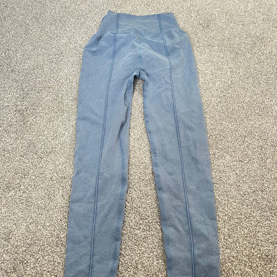 Blåa träningsbyxor från Aim’n med hög midja - 1