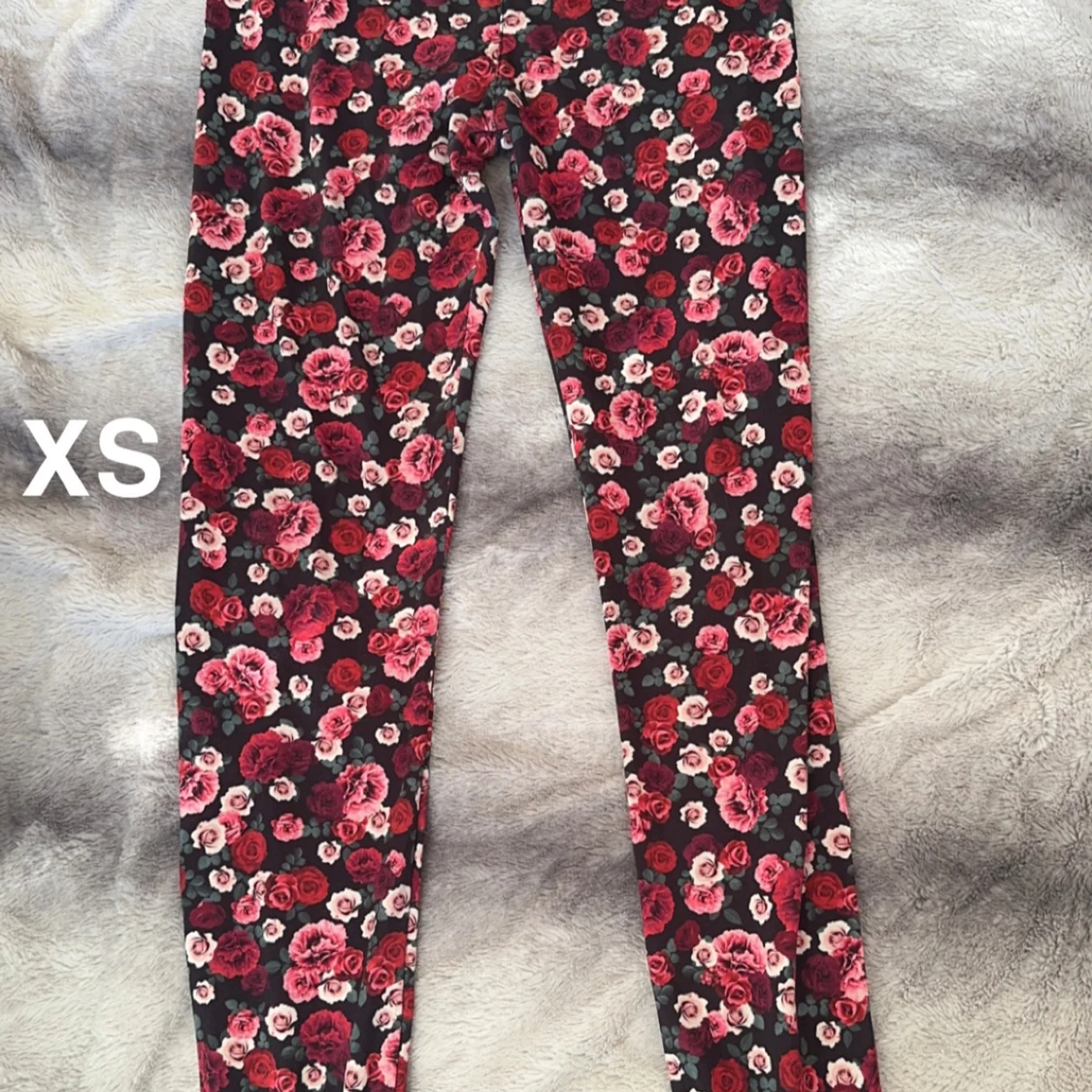 Blommiga leggings XS