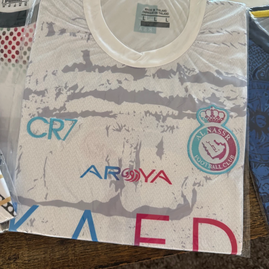 Al Nassr Ronaldo CR7 vit fotbollströja - 2