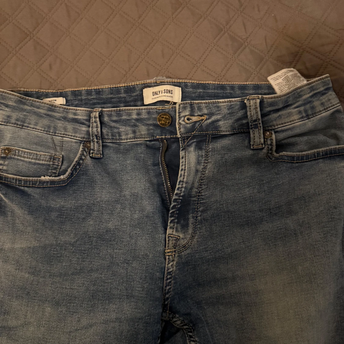 Blå slim jeans Only & Sons W32 L32 - 1