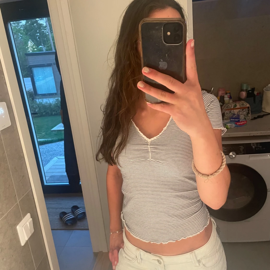 Vita jeansshorts - 3