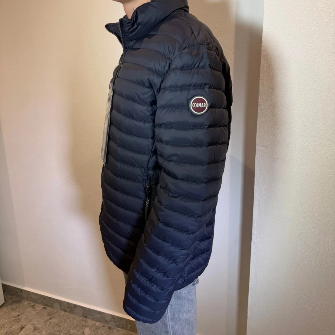Marinblå dunjacka från Colmar - 1