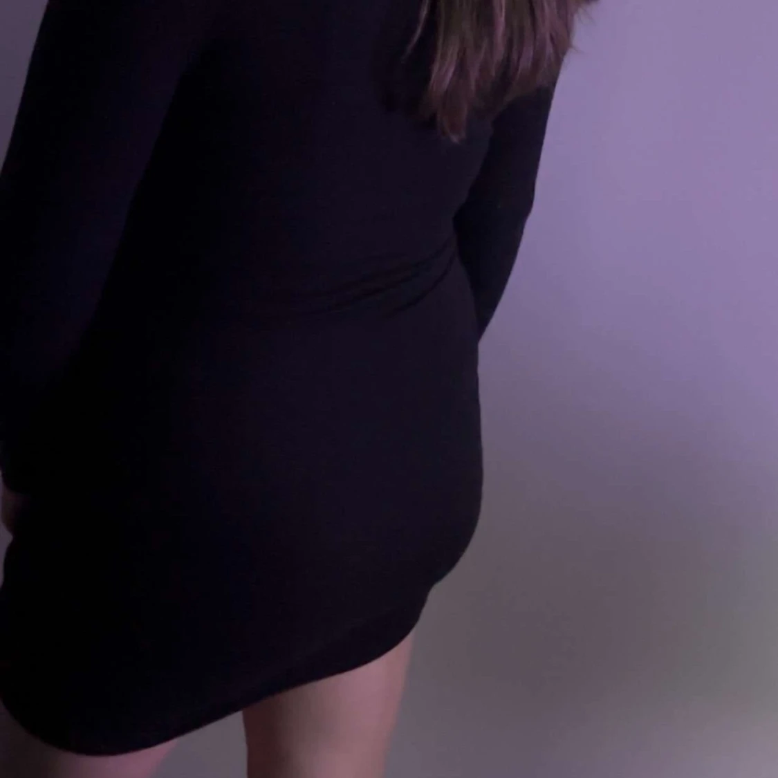 Svart kortklänning - 1