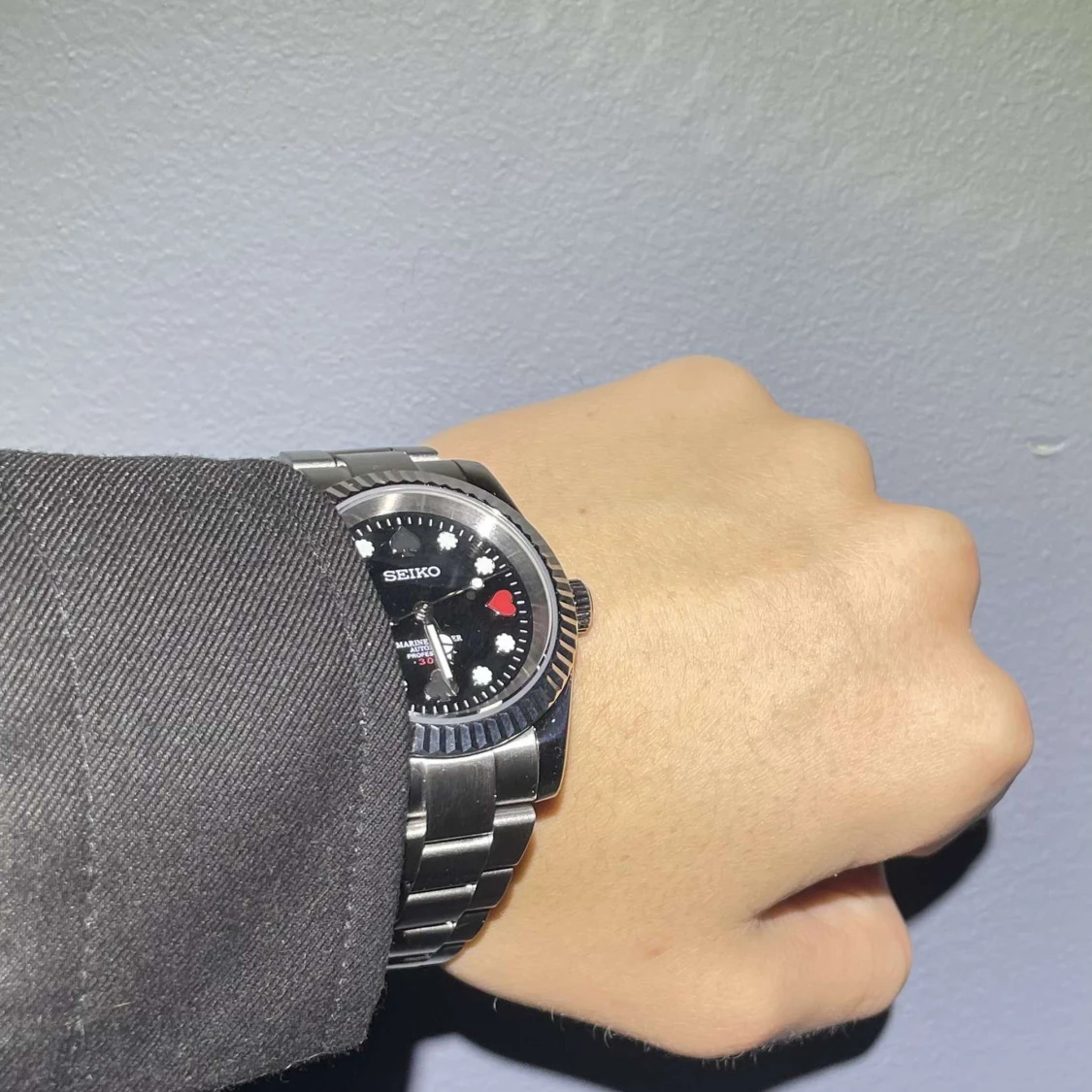 Seiko herrklocka i rostfritt stål - 1