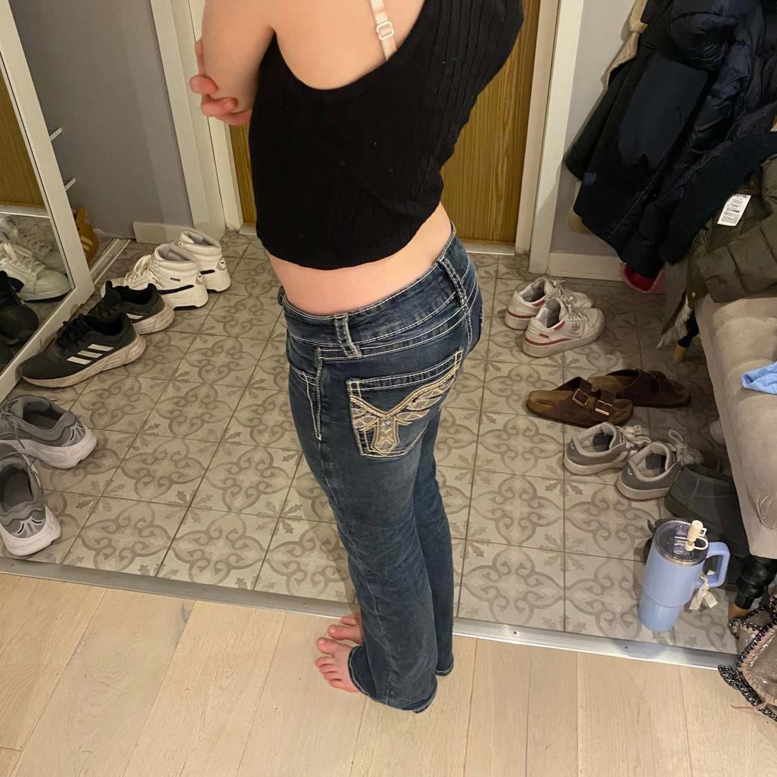 Två ribbade linnen - 2