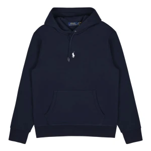 Marinblå hoodie från Polo Ralph Lauren - Säljer en stilren marinblå hoodie från Polo Ralph Lauren med det klassiska logotypbroderiet på bröstet. Tröjan har en bekväm passform med långa ärmar och en praktisk magficka. Perfekt för en avslappnad look. | Nypris 1995 kr | Mitt pris 799 kr |