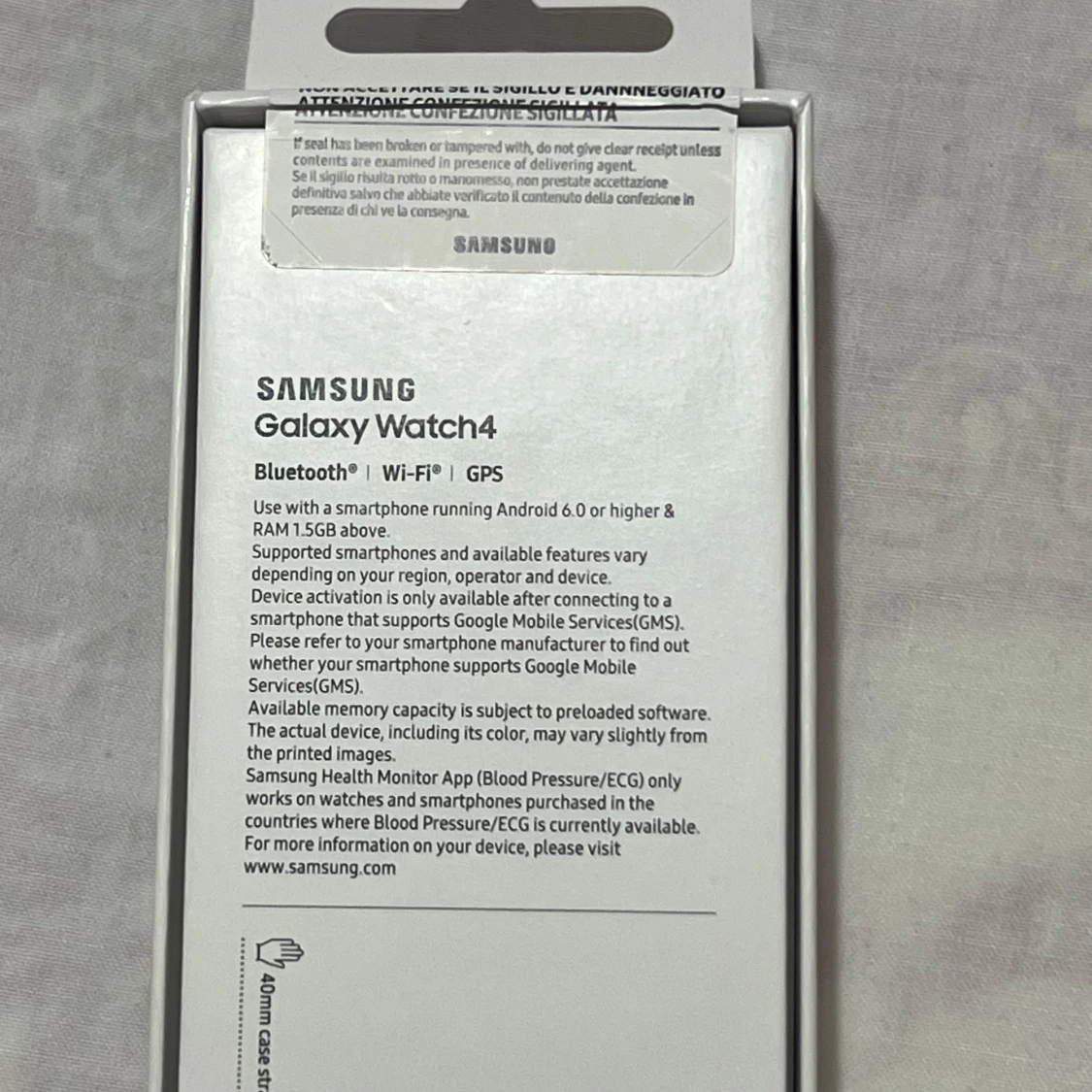 Samsung Galaxy Watch4 med grått armband - 4