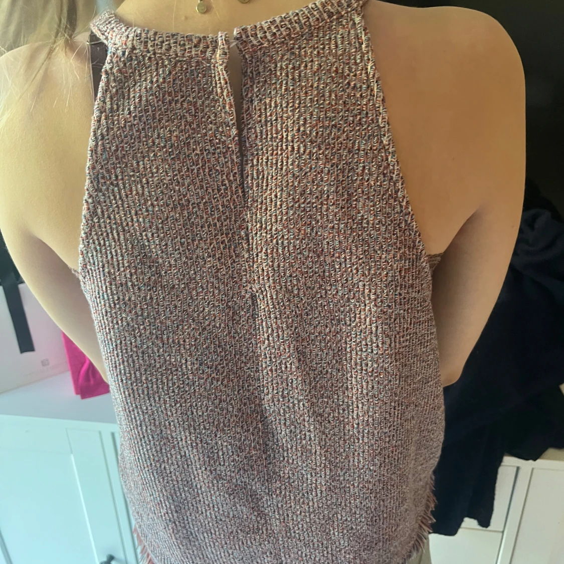 Stickad linnefärgad linnetopp - 3