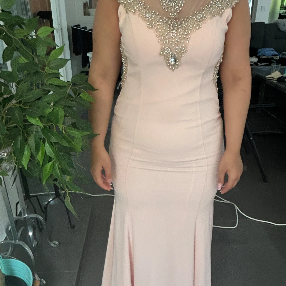 Elegant rosa klänning 