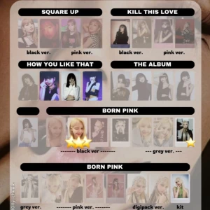 Kpop wishlist - prio to trading, only buying if in sweden and good price