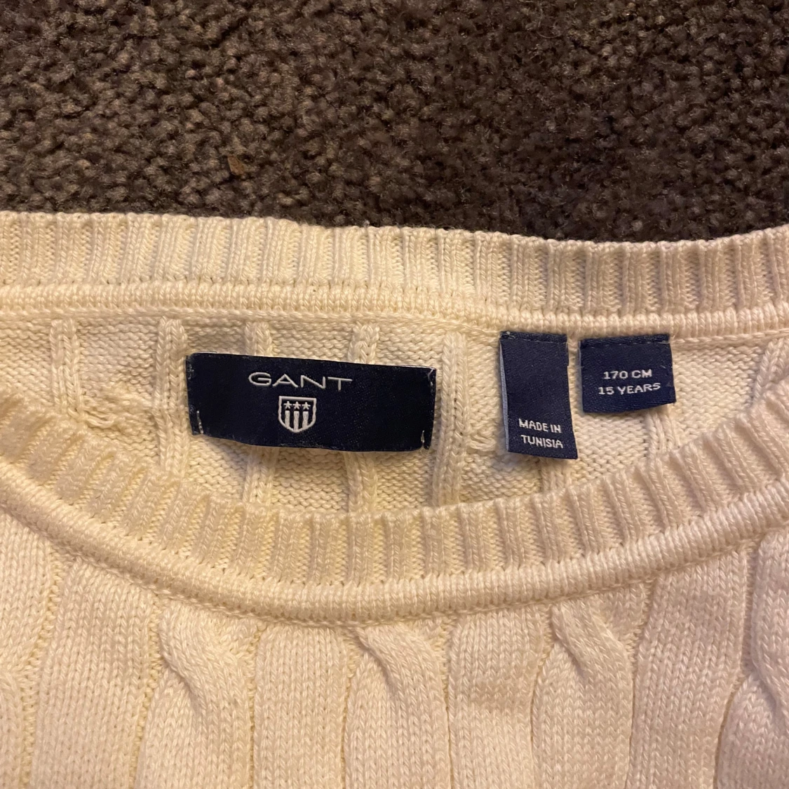 Kabelstickad tröja från Gant - 4
