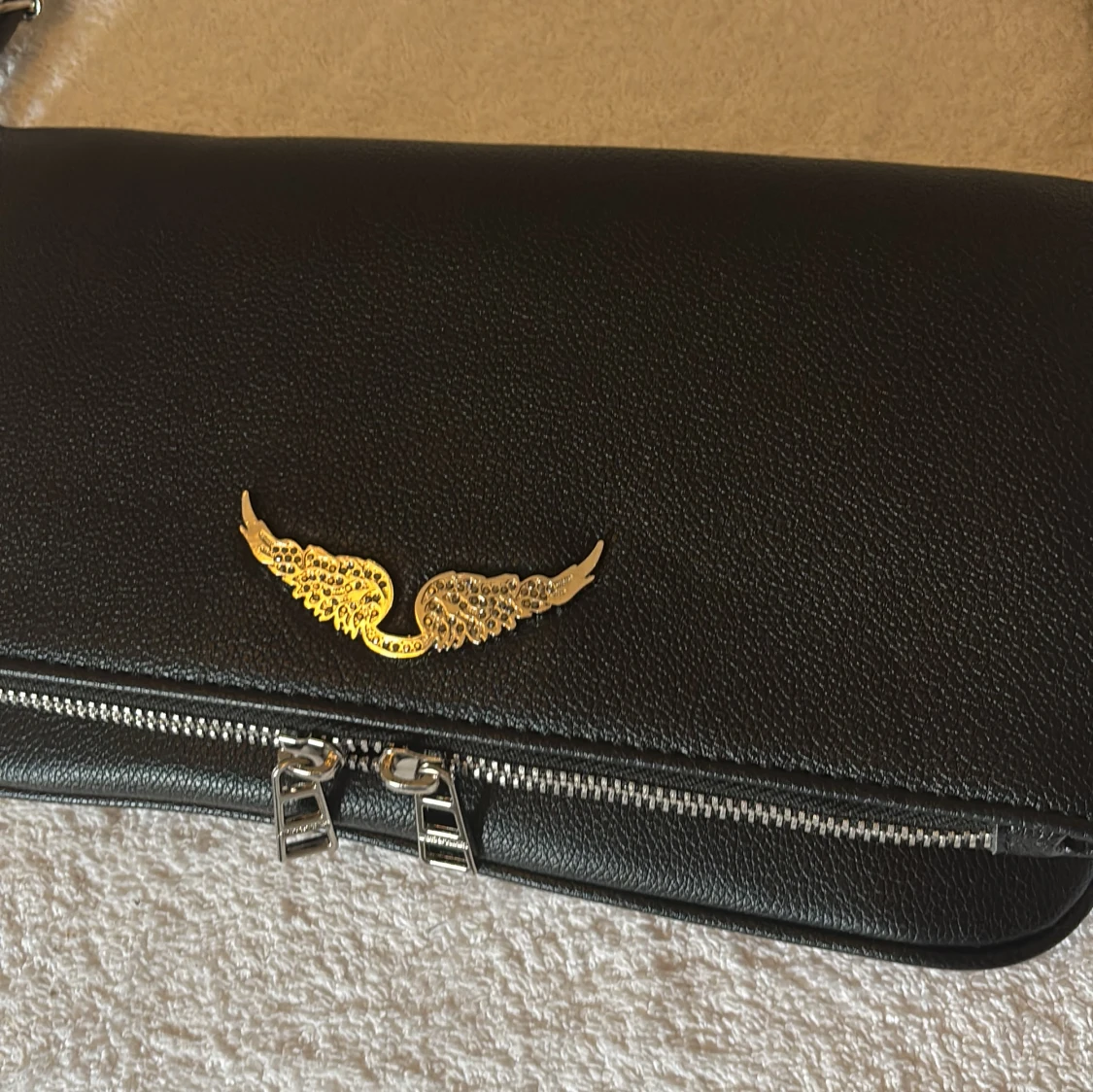 Svart axelväska Zadig & Voltaire skinn - 1