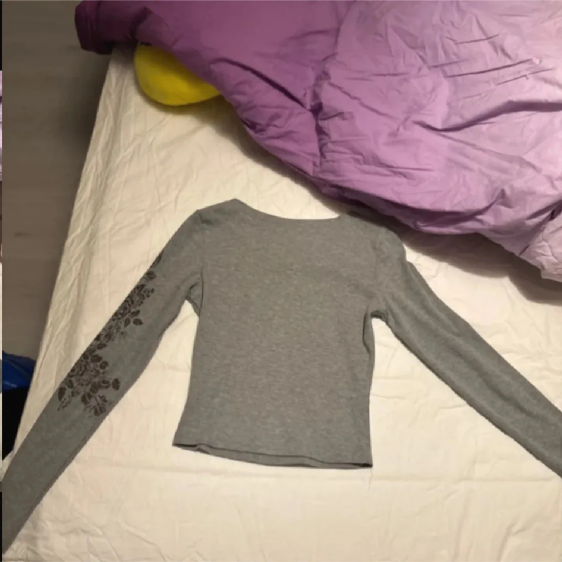 Y2k 2000s coquette vintage love lång ärmad crop top  - 4