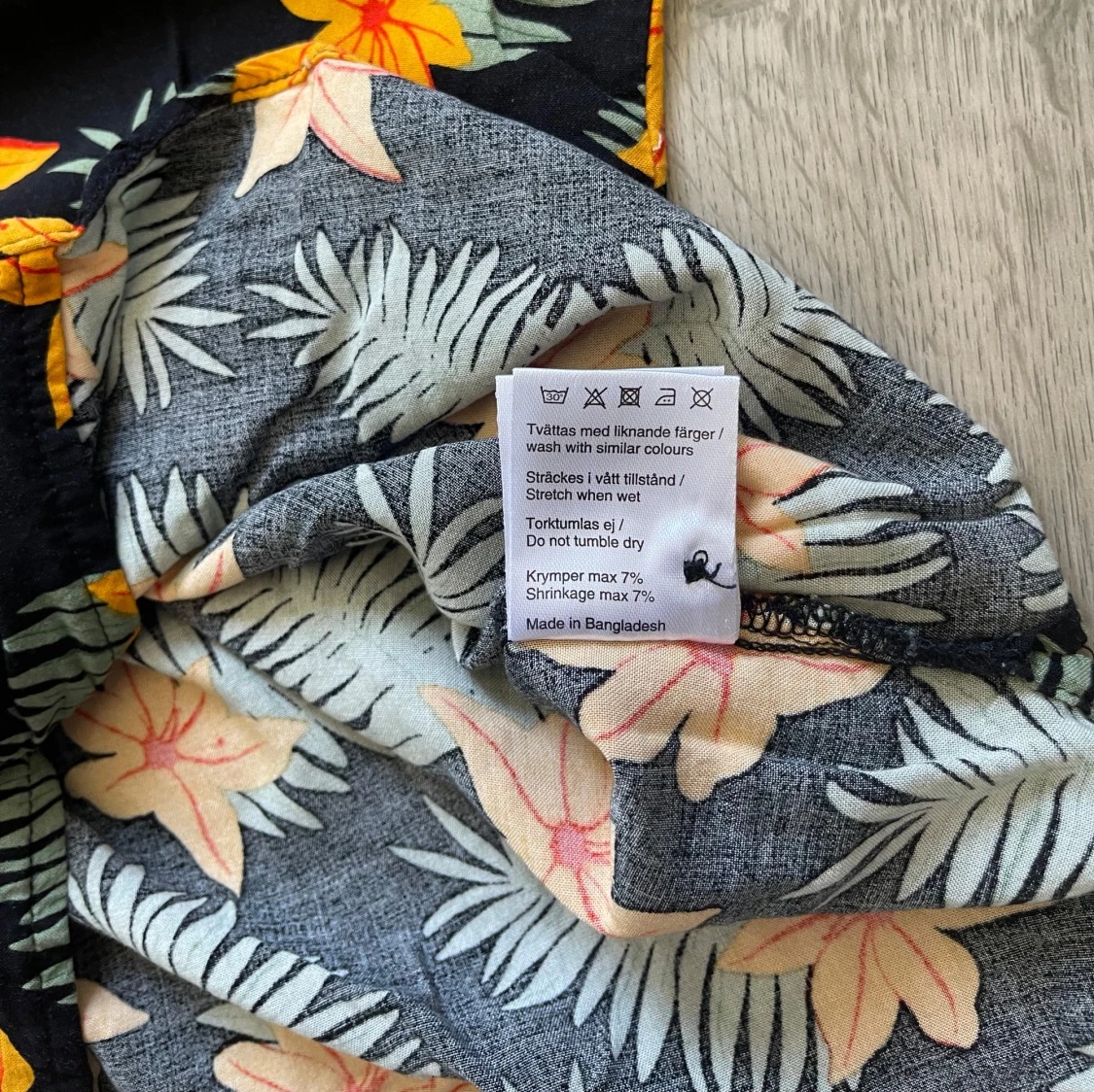 Lager 157 blommig kortärmad skjorta - 3