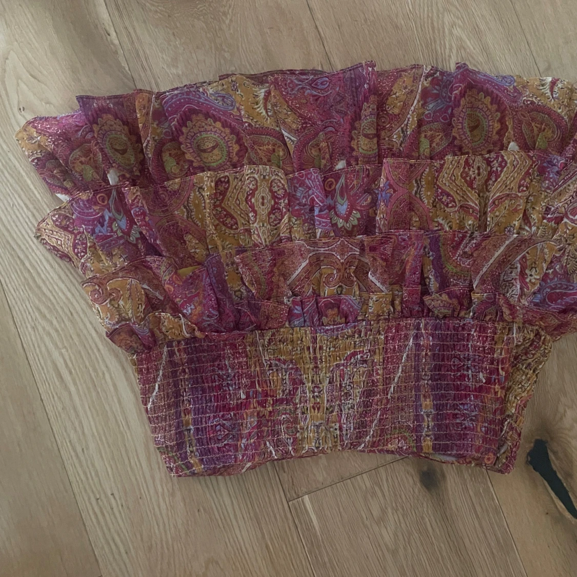 Mönstrad volangkjol från Zara - 2