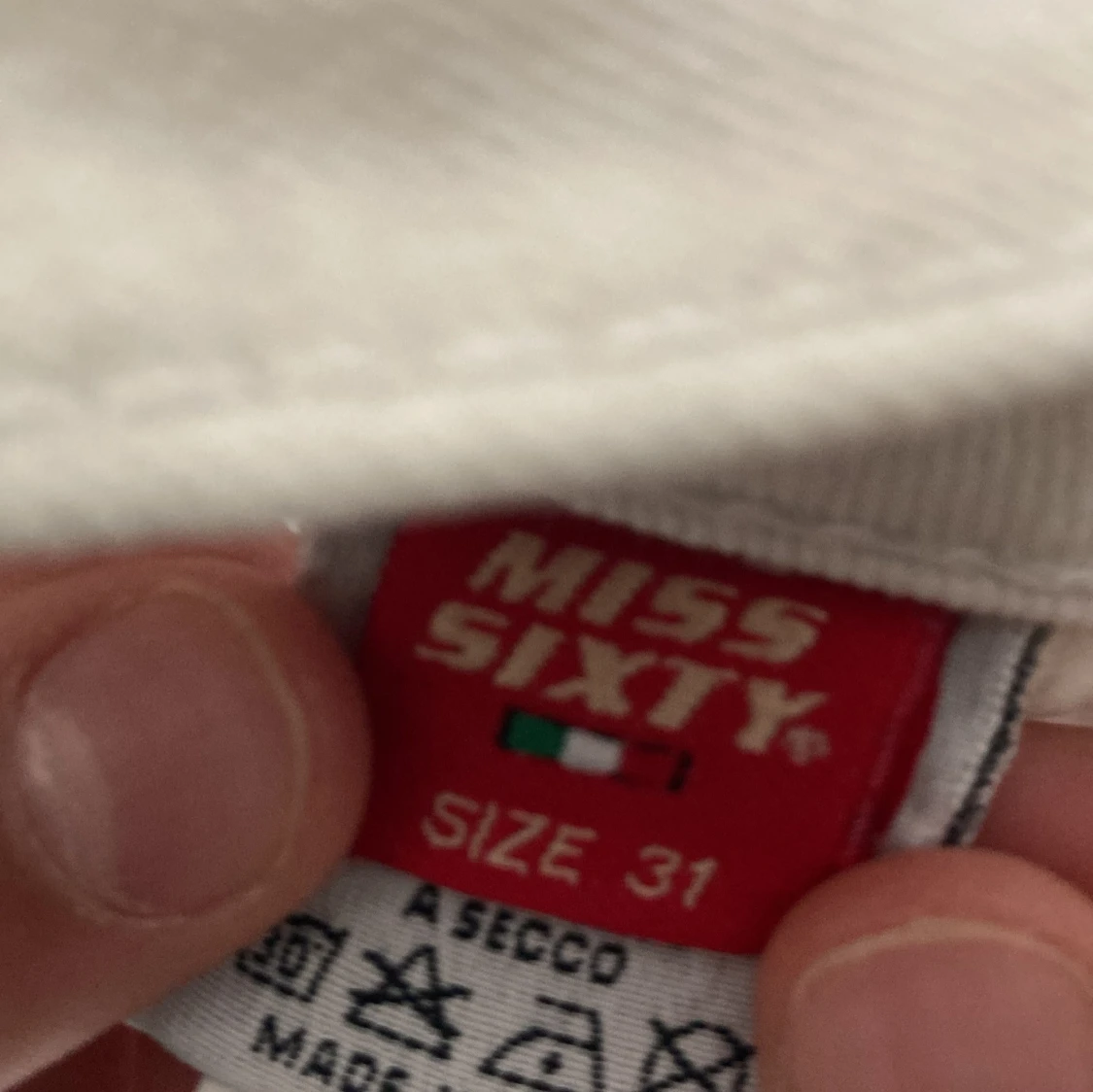 Vita jeans från Miss Sixty, stl 31 - 2