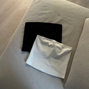Svart och vit tubtopp - 2 för 80kr, 1 för 49kr