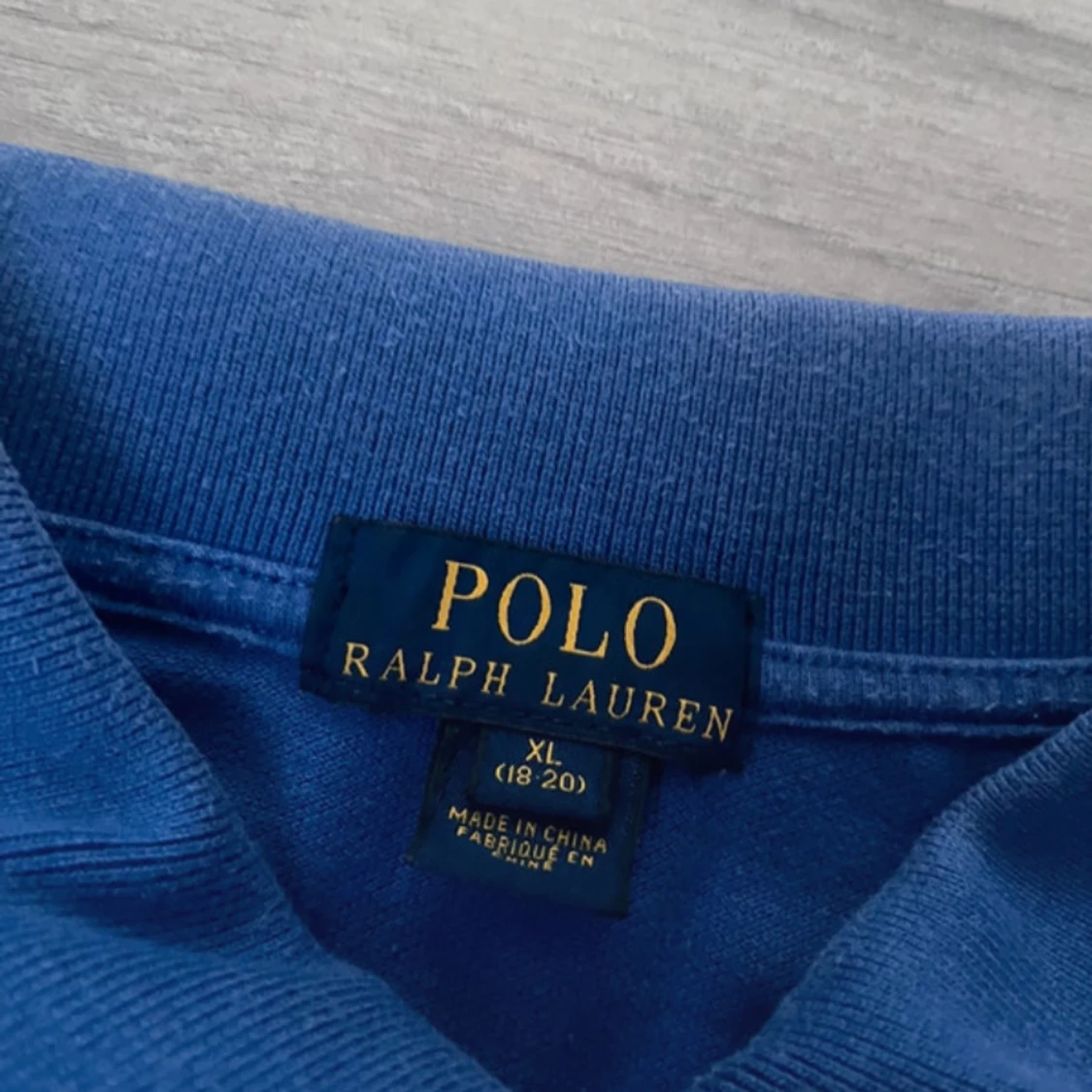 Blå pikétröja från Ralph Lauren - 1