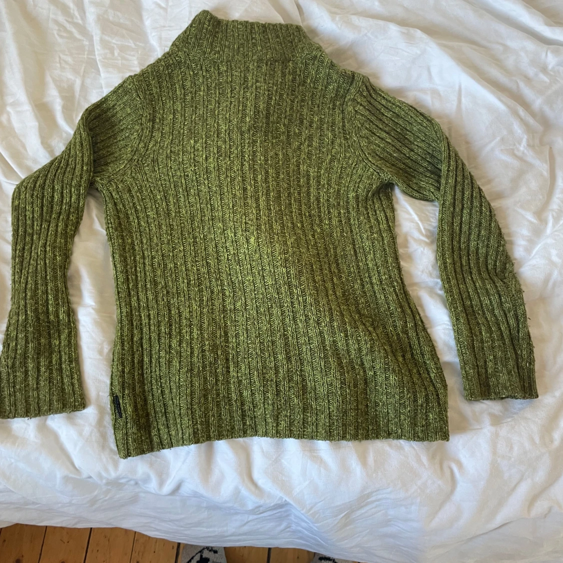 Grön stickad tröja från Polarn O. Pyret - 3