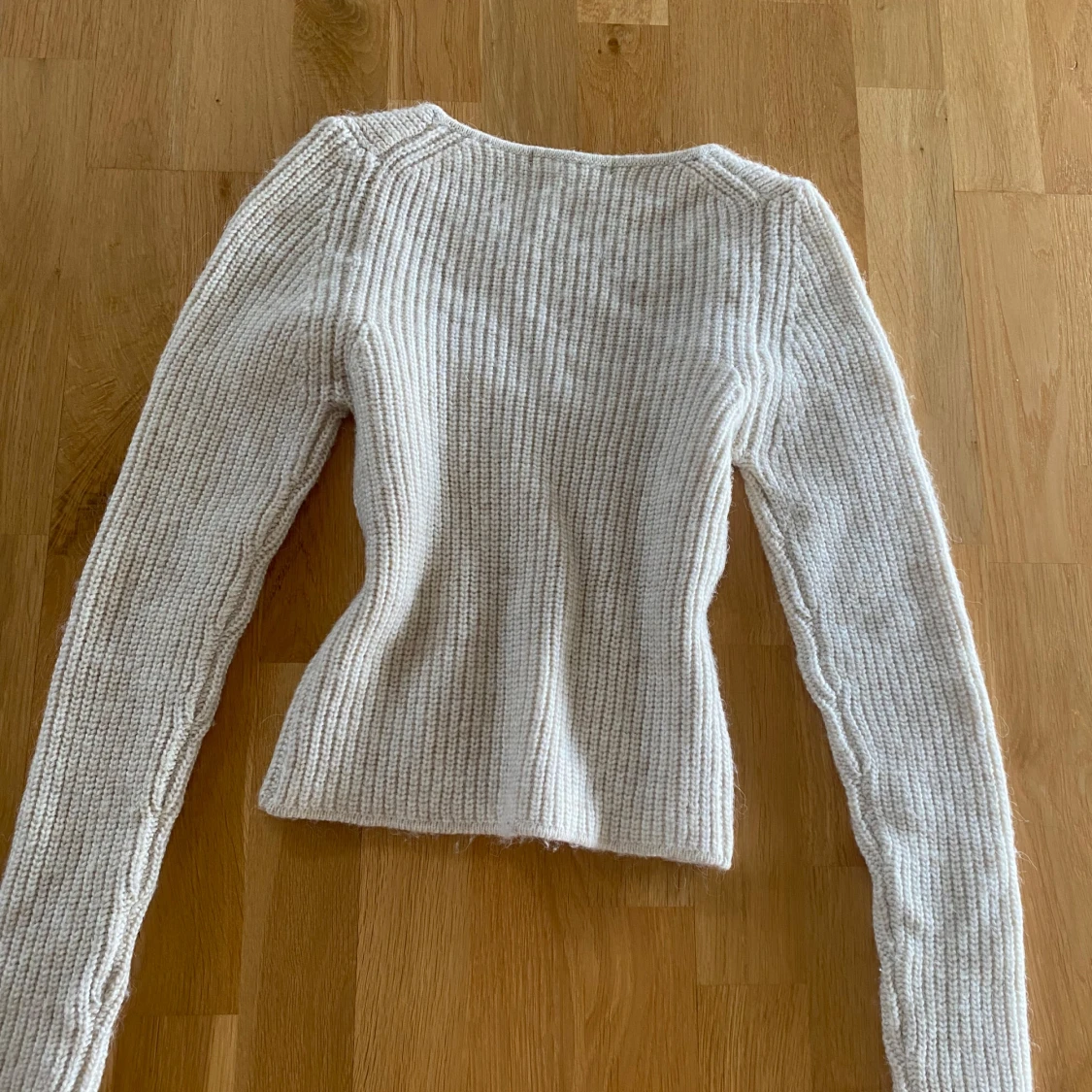 Jättefin stickad tröja  - 3