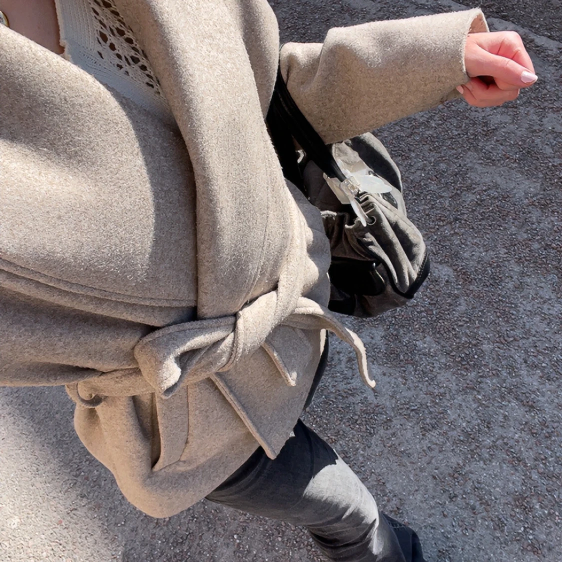 Beige kappa från ONLY