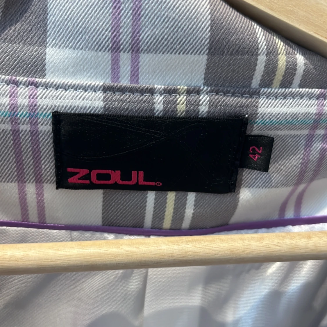 Rutig väst från Zoul med krage - 2