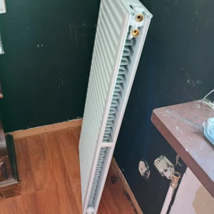 Värmeelement Purmo med Termostat vitt - Mycket fint värmeelement Purmo med Termostat vitt och två fästen .I nyskick. Hämtas i Skene.och skickas ej.