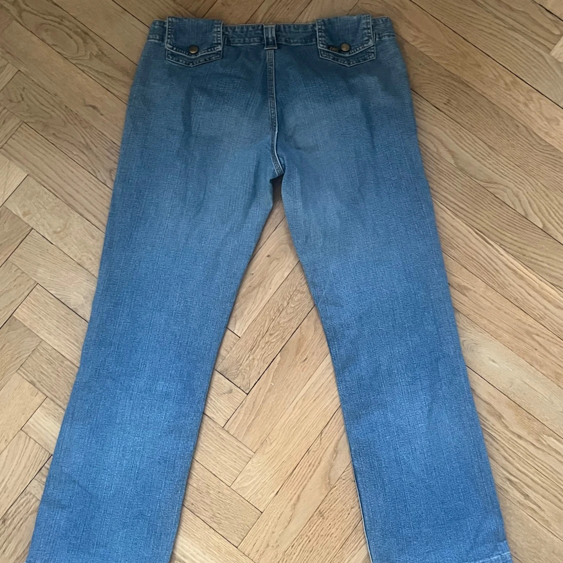 Blå raka jeans från Lee - 2