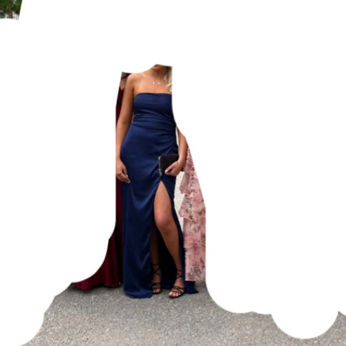 Mörk blå balklänning  - 1