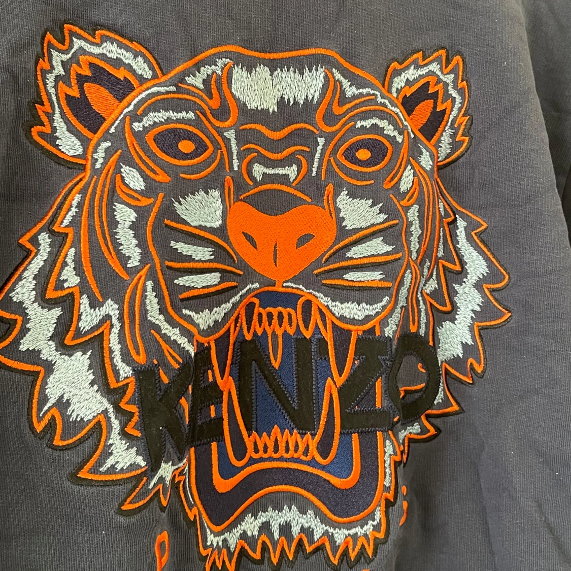 Grå Kenzo sweatshirt med tigertryck - 1