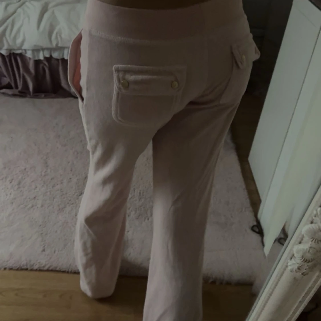 Ljusrosa juicy byxor  - 2