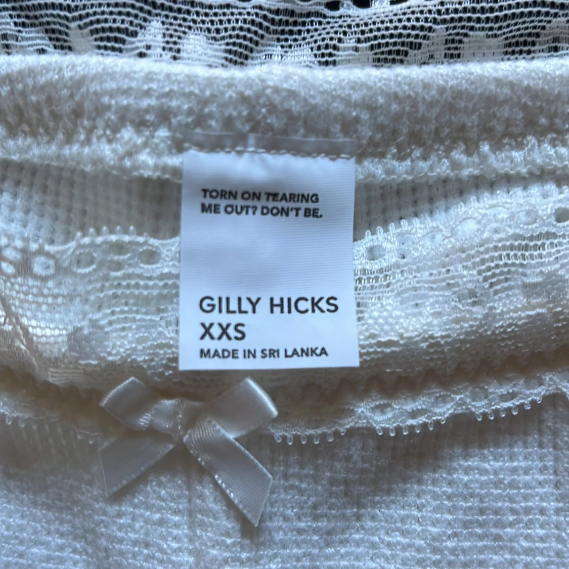 Vita spetskantade shorts Gilly Hicks - 2