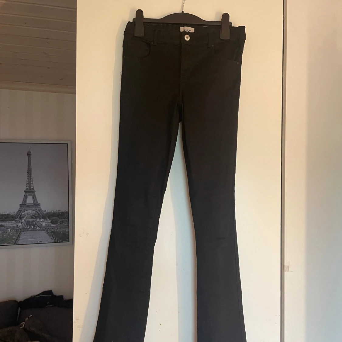 Svarta bootcut-byxor från ONLY