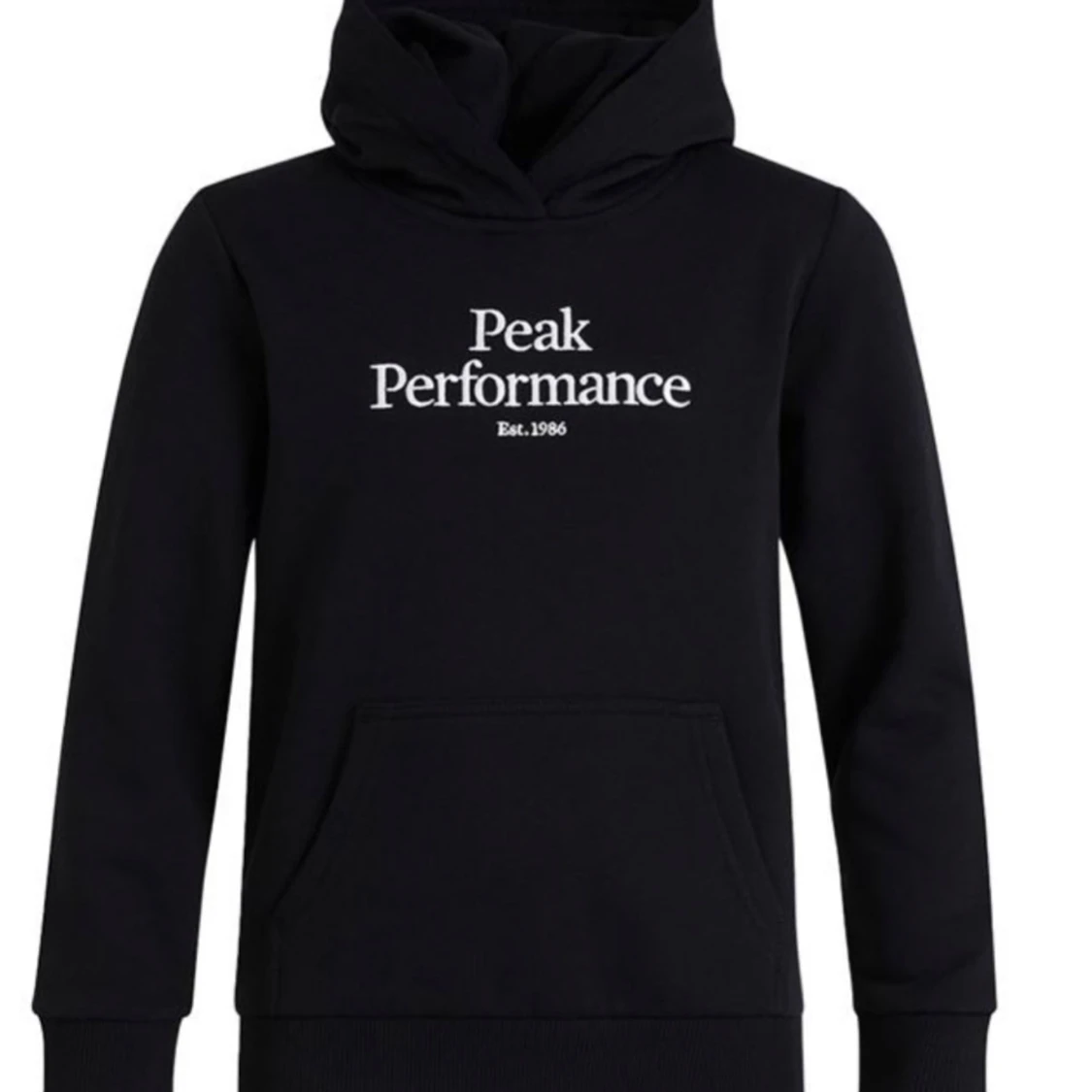 Svart hoodie från Peak Performance